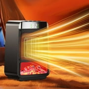 HOZVOMI Whole House Warm Airblower, Portable Electric Heater with Superconducting High-Speed Heating, Energy Saving, Compact Design, Multiple Safety Protections, for Small Household Use